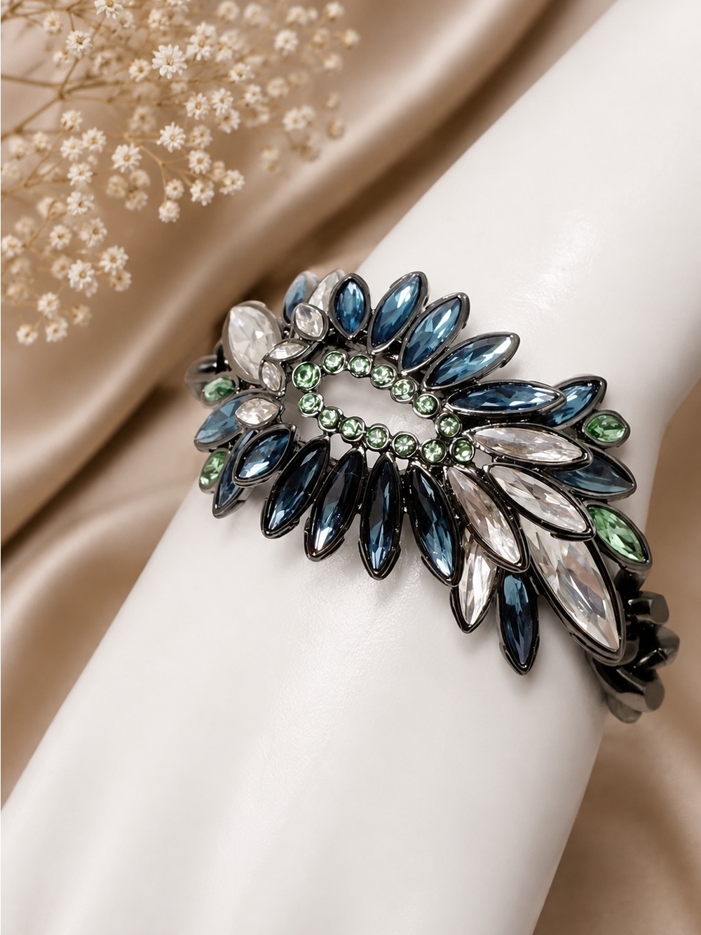 Givenchy Statement Rhinestones Bracelet - Picture 6 of 7